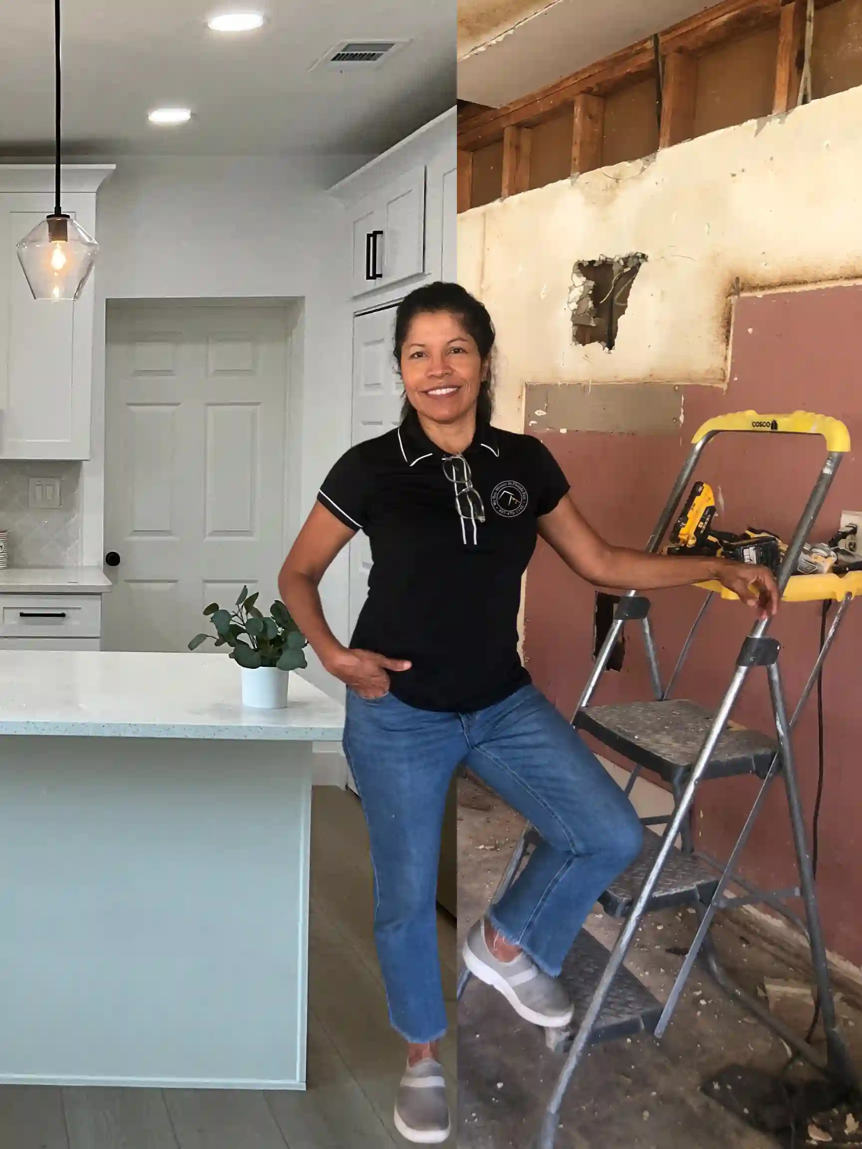 Mary in our Renovated Property